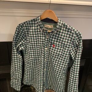 Abercrombie boy size13/14 collar long sleeve shirt